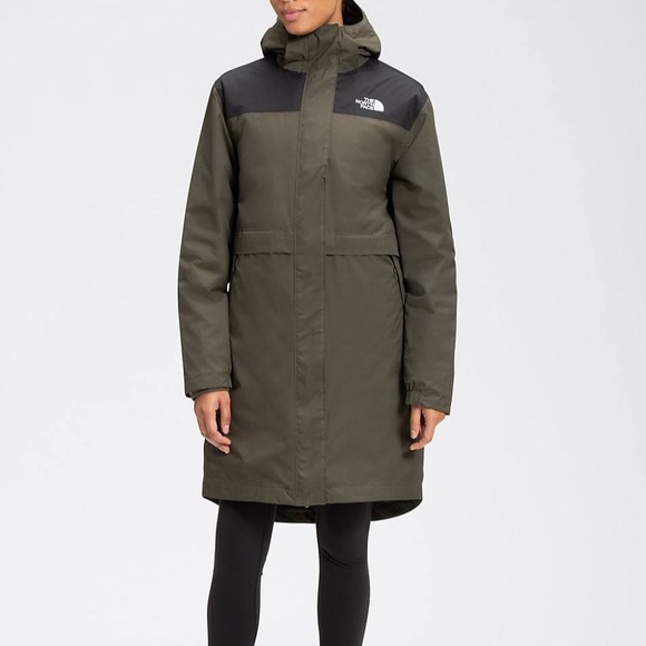 The North Face Women’s Agua Fria TriClimate 3 In 1 Green Coat - Picture 12 of 12